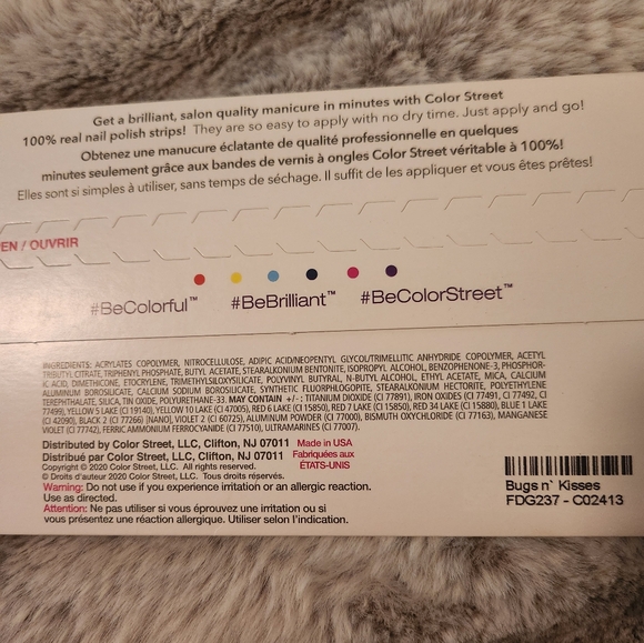 Color Street 100% Nail Polish Strips Set - Bugs n' Kisses - Picture 5 of 5
